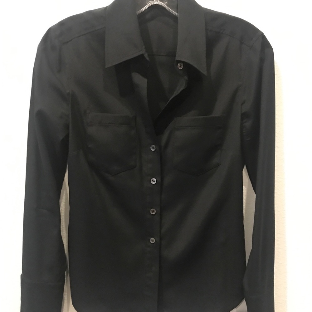 Bcbg silk button down shirt - Picture 1 of 6